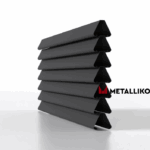 Ламели для забора жалюзи Premium U RAL 7024 – порошковое покрытие, толщина 0,45 мм в Тольятти | фото 4