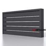 Планкен для забора 120 mm RAL 7024 – покрытие порошковое, толщина 0,45 мм в Тольятти | фото 2