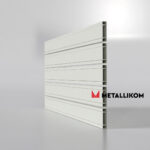 Планкен для забора 120 mm RAL 9002 – покрытие матвоое, толщина 0,45 мм в Тольятти | фото 1