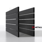 Планкен для забора 120 mm RAL 7024 – покрытие порошковое, толщина 0,45 мм в Тольятти | фото 1