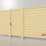 Планкен для забора 120 mm RAL 1014 – покрытие матвоое, толщина 0,45 мм в Тольятти | фото 5