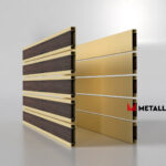 Планкен для забора Printec под дерево 120 mm RAL 1014 – покрытие полиэстер, толщина 0,45 мм в Тольятти | фото 3