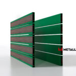 Планкен для забора Printec под дерево 120 mm RAL 6002 – покрытие матовое, толщина 0,45 мм в Тольятти | фото 4