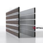 Планкен для забора Printec под дерево 120 mm RAL 7004 – покрытие порошковое, толщина 0,45 мм в Тольятти | фото 2