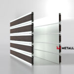 Планкен для забора Printec под дерево 120 mm RAL 9003 – покрытие полиэстер, толщина 0,45 мм в Тольятти | фото 3