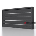 Планкен для забора ранчо 120 mm RAL 7024 – покрытие матовое, толщина 0,45 мм в Тольятти | фото 4
