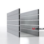 Планкен для забора ранчо 120 mm RAL 7004 – покрытие матовое, толщина 0,45 мм в Тольятти | фото 1