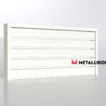 Планкен для забора ранчо 120 mm RAL 9010 – покрытие матовое, толщина 0,45 мм в Тольятти | фото 2