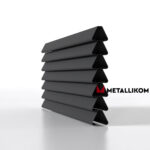 Ламели для забора жалюзи Premium U RAL 7024 – покрытие матовое, толщина 0,45 мм в Тольятти | фото 2