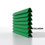 Ламели для забора жалюзи Premium U RAL 6010 – покрытие полиэстер, толщина 0,45 мм в Тольятти | фото 1