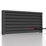 Ламели для забора жалюзи Premium U RAL 7024 – покрытие матовое, толщина 0,45 мм в Тольятти | фото 4