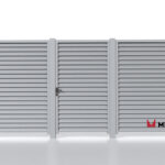 Ламели для забора жалюзи Premium U RAL 7004 – покрытие порошковое, толщина 0,45 мм в Тольятти | фото 5
